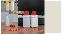 Chuyên sx chai nhựa 500ml nắp ấn, chai nhựa 1 lít đựng hóa chất có sinh khí ( c02, s02..)