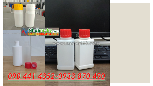 Chuyên sx chai nhựa 500ml nắp ấn, chai nhựa 1 lít đựng hóa chất có sinh khí ( c02, s02..)