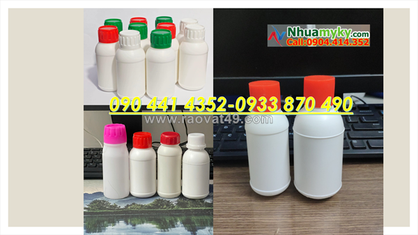 Chuyên sx chai nhựa 500ml nắp ấn, chai nhựa 1 lít đựng hóa chất có sinh khí ( c02, s02..)