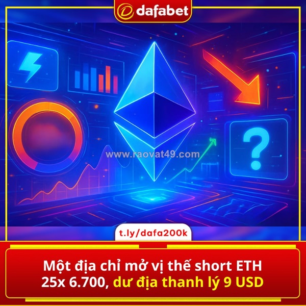 Cú short eth 25x căng như dây đàn – chỉ còn 9$ là “bay màu”!