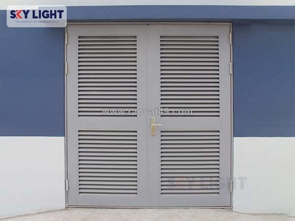 Cửa chớp thép sky light – giải pháp thông gió an toàn