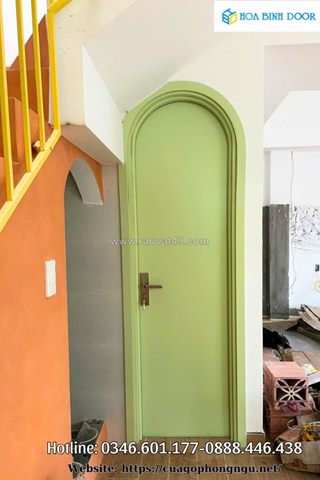 Cửa nhựa composite vòm tại thảo điền