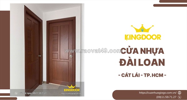 Cửa nhựa đài loan tại cát lái, tp hcm | giá tốt – lắp nhanh