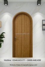 Cửa nhựa  vòm composite ở linh xuân
