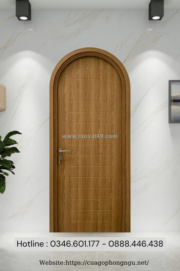 Cửa nhựa  vòm composite ở linh xuân