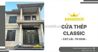 Cửa thép classic tại cát lái, tp hcm | thi công trọn gói