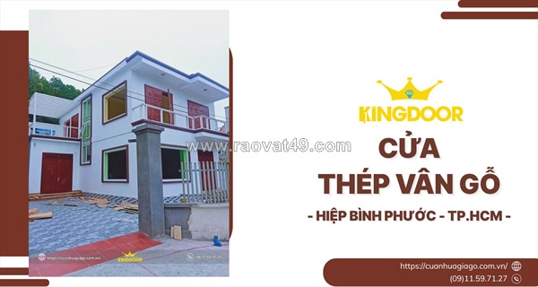Cửa thép vân gỗ tại hiệp bình phước, tp.hcm | báo giá 2026