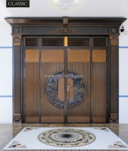 Cửa thép vân gỗ tại huyện châu đức  giá mới nhất