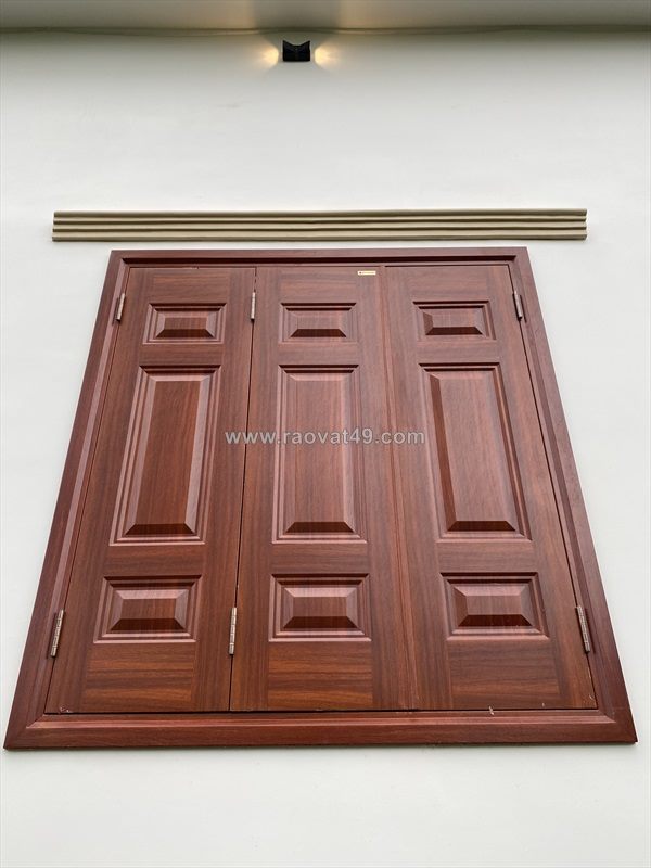 Cửa thép vân gỗ tại phường hòa lợi - tp hcm| bao nhiêu 1m2