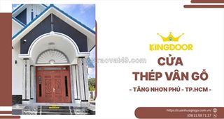 Cửa thép vân gỗ tại tăng nhơn phú, tp.hcm | báo giá nhanh
