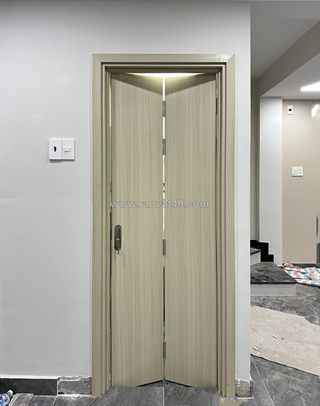 Cửa xếp gập composite tại phường khánh hội