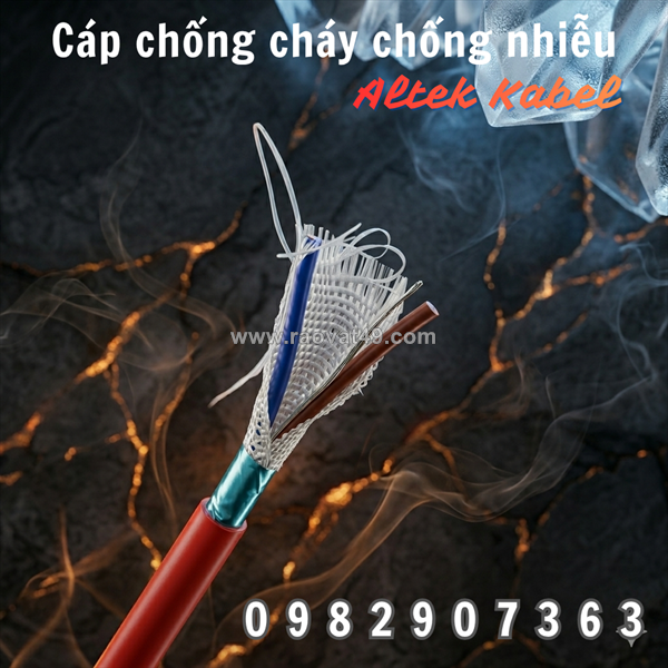 Cung cấp cáp chống cháy chống nhiễu 3 miền – giá tốt