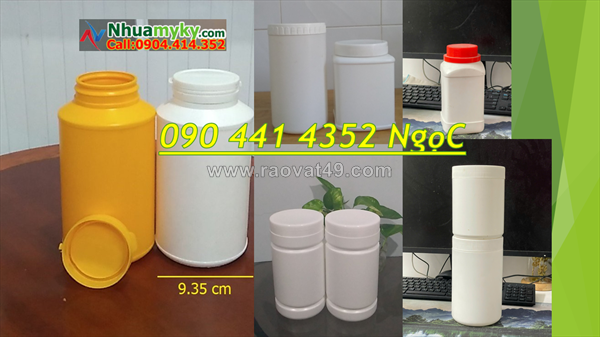 Cung cấp hủ đựng hóa chất 50g, 100g, 250gr, 500g, 1 ký dày chất lượng tốt