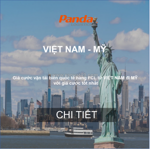 Cước vận tải hàng fcl từ việt nam đi mỹ