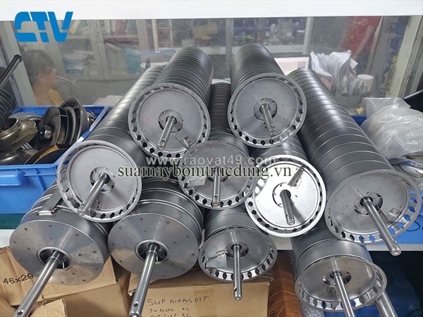 Cường thịnh vương sửa chữa thay bộ ruột buồng cánh máy bơm trục đứng cnp chuyên nghiệp