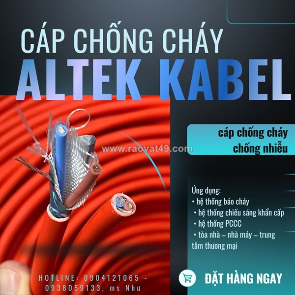 Đại lý cáp chống cháy chiết khấu cao