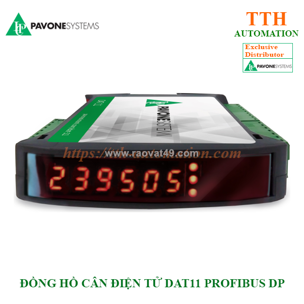 Đầu cân điện tử pavone dat11 profibus dp, xuất xứ italy