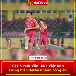 Derby nóng bỗng hóa ác mộng: cahn mất cả văn hậu lẫn việt anh!