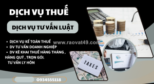 Dịch vụ kế toán thuế, tư vấn luật đất đai