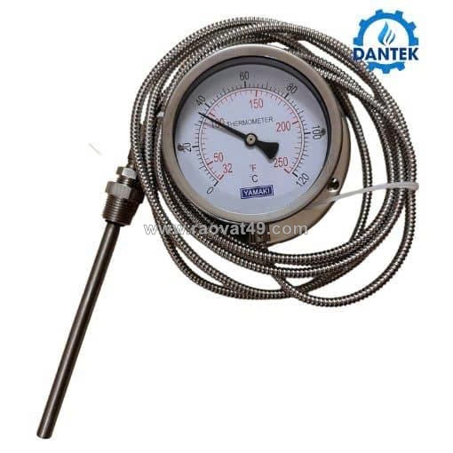 Đồng hồ nhiệt độ dạng dây yamaki 0-150 độ c dantek chính hãng tại quảng nam