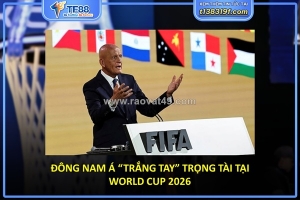 Đông nam á “trắng tay” trọng tài tại world cup 2026