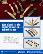 Đừng để chiếc tay nắm tủ làm 