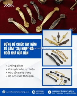 Đừng để chiếc tay nắm tủ làm 