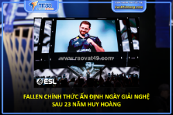 Fallen chính thức ấn định ngày giải nghệ sau 23 năm huy hoàng