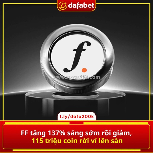 Ff bật tăng 137% lúc rạng sáng – cá voi xả hàng?