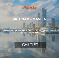 Giá cước vận chuyển hàng từ việt nam đi manila, philippin
