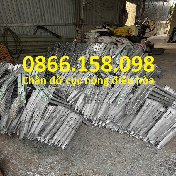 Giá đỡ cục nóng điều hòa bằng sắt loại dày, phù hợp công trình nào?