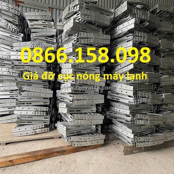 Giá đỡ cục nóng điều hòa bằng sắt loại dày, phù hợp công trình nào?