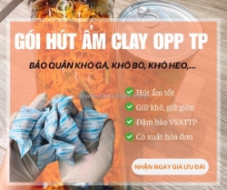 Giải pháp bảo quản đồ ăn vặt tối ưu với gói hút ẩm clay opp thịnh phong