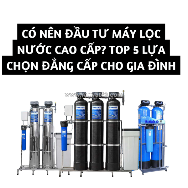 Giải pháp không gian với máy lọc nước nhỏ gọn thế hệ mới 2026