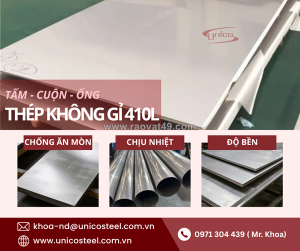 Giải pháp nhập khẩu thép không gỉ 410l đặc chủng: phôi chuẩn kỹ thuật – tối ưu chi phí vật tư cho mọi công trình trọng điểm