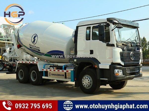 Giải pháp trộn bê tông tiên tiến nhất - xe bồn shacman h3000s 10 khối