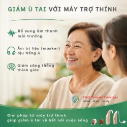 Giảm ù tai bằng máy trợ thính