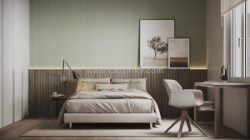 Giấy dán tường phòng ngủ đẹp cho căn hộ penthouse và villa cao cấp