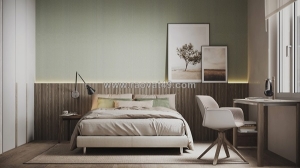 Giấy dán tường phòng ngủ đẹp cho căn hộ penthouse và villa cao cấp