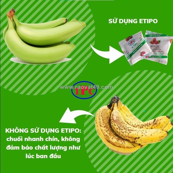 Gói chống chín cho trái cây
