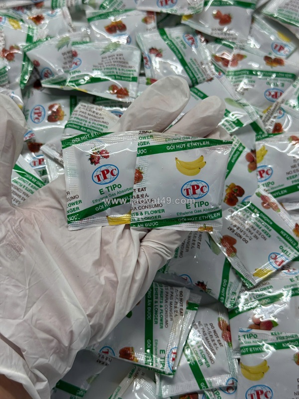 Gói etipo – giải pháp hút khí ethylene giúp bảo vệ trái cây tươi lâu