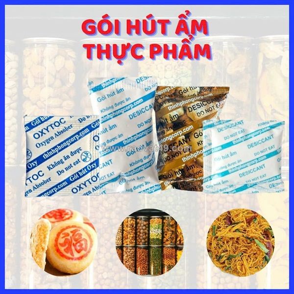 Gói hút ẩm clay opp thịnh phong – giải pháp bảo quản thực phẩm an toàn, hiệu quả