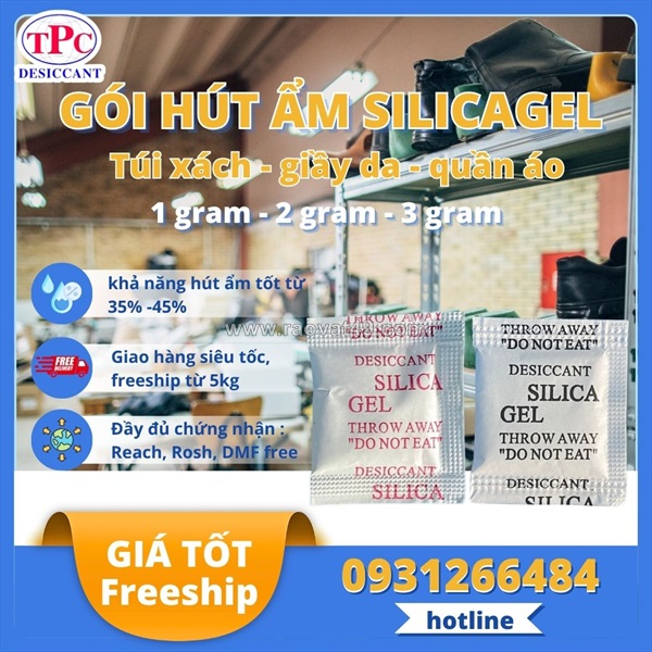 Gói hút ẩm clay thân thiện môi trường cho quần áo xuất khẩu
