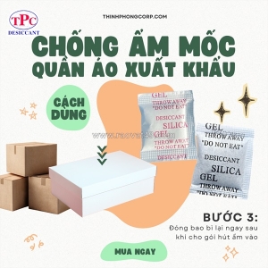 Gói hút ẩm có giúp quần áo giữ form, không bị ẩm mốc?