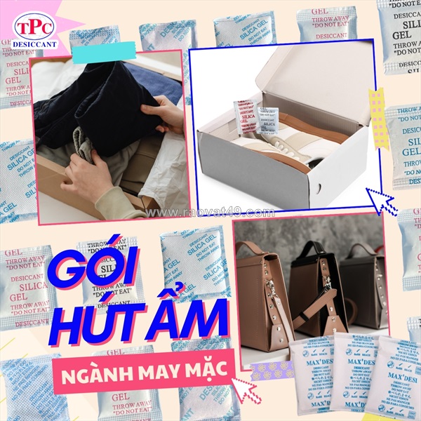 Gói hút ẩm có phải "chìa khóa" giữ quần áo luôn khô ráo khi xuất khẩu?