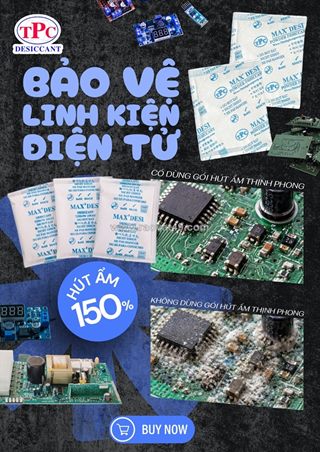 Gói hút ẩm điện tử có giúp hạn chế lỗi linh kiện do ẩm?