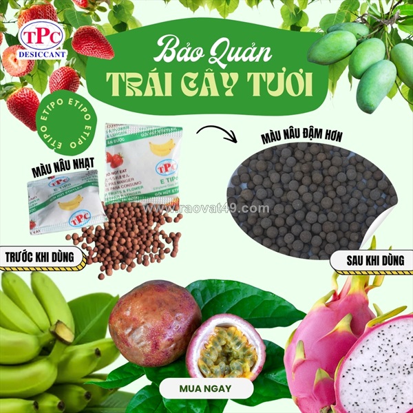 Gói hút ẩm nông sản có giúp ngăn ẩm mốc khi bảo quản không?