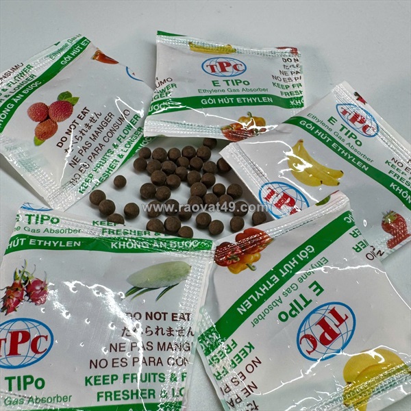 Gói hút khí ethylene – giải pháp bảo vệ trái cây tươi lâu, giảm hư hỏng hiệu quả