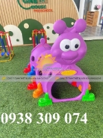 Hầm chui con sâu tím mầm non, hang chui con sâu mầm non