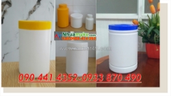 Hủ 500gr đựng cát, hủ nhựa 1 ký đựng phân trộn đất, hủ nhựa 250gr đựng chất tăng trưởng organic cây trồng